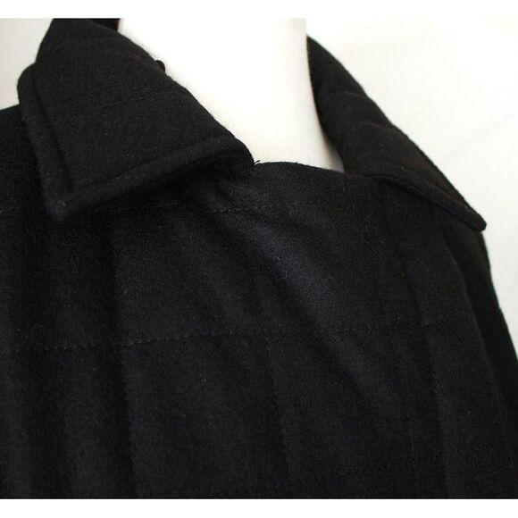 Sonya Rikel Black Quilted Wool Padding Jacket - Picture 5 of 5